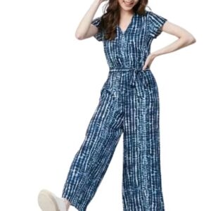 Rayon Printed Jumpsuit for Women