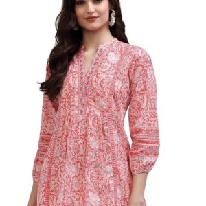 Women’s Floral Printed Cotton Top